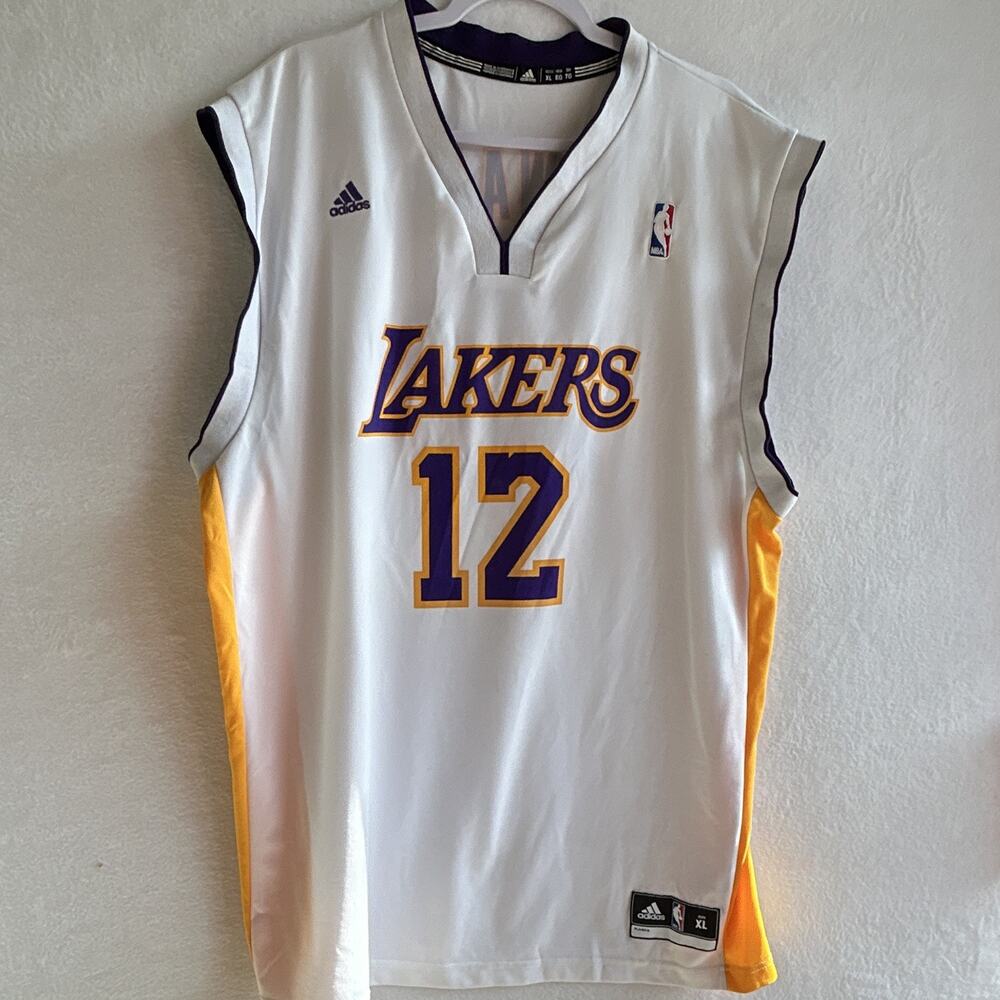 Adidas Dwight Howard Lakers Sunday Whites Jersey XL